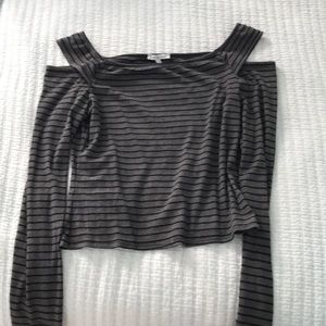 Faux off the shoulder sweater